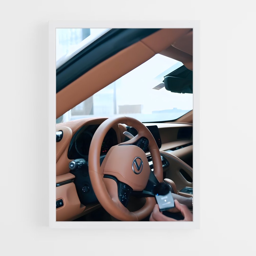 Poster L'Art de Conduire – affiche Lexus (vue 3)